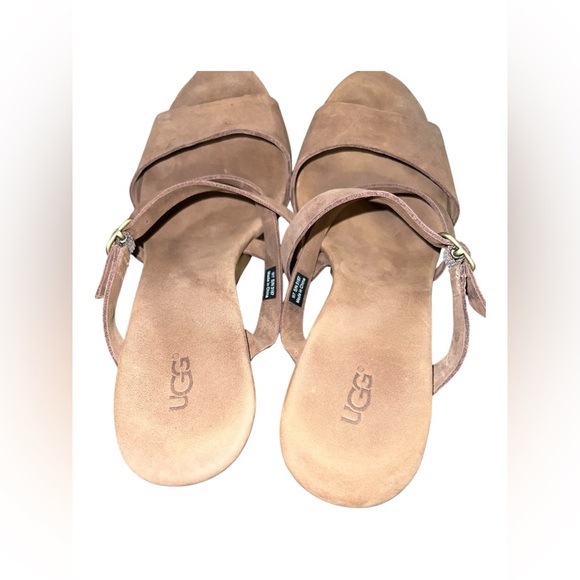 UGG Julita Black Platform Sandals – Size 7 - Picture 3 of 7